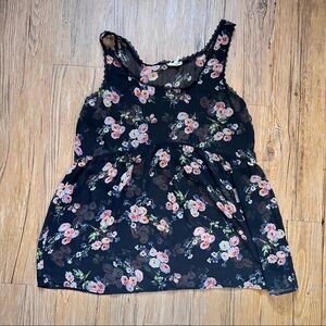 💚Kirra sheer floral tunic